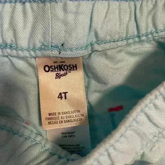 Osh Kosh B’Gosh Girls Kids Size 4T Shorts Blue - Picture 3 of 3